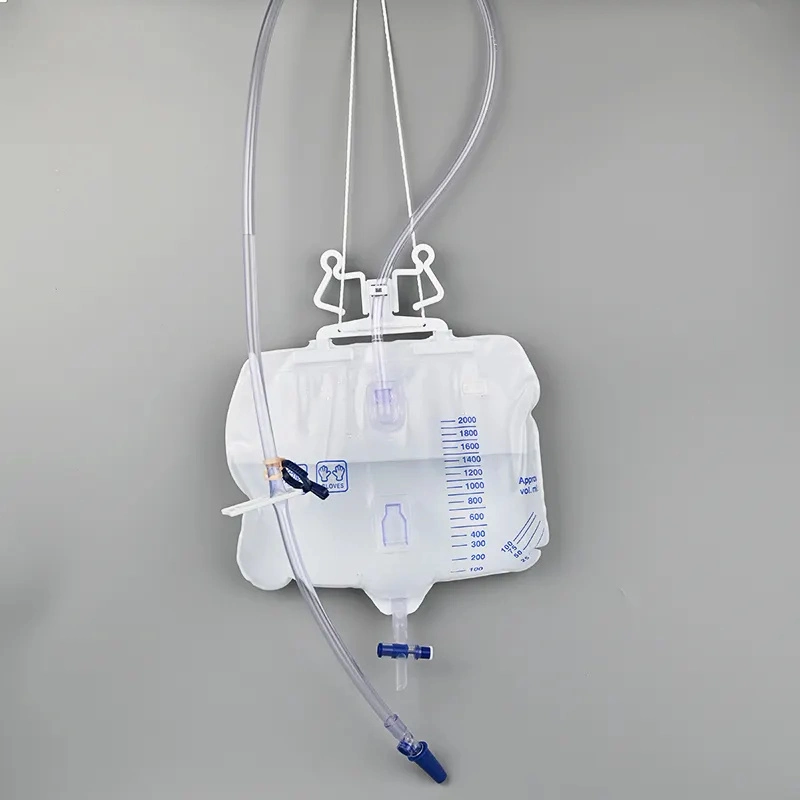 High quality/High cost performance  Urinary Drainage Bag Urine Collection Bag with Anti-Reflux Chamber Medical Drain Bag