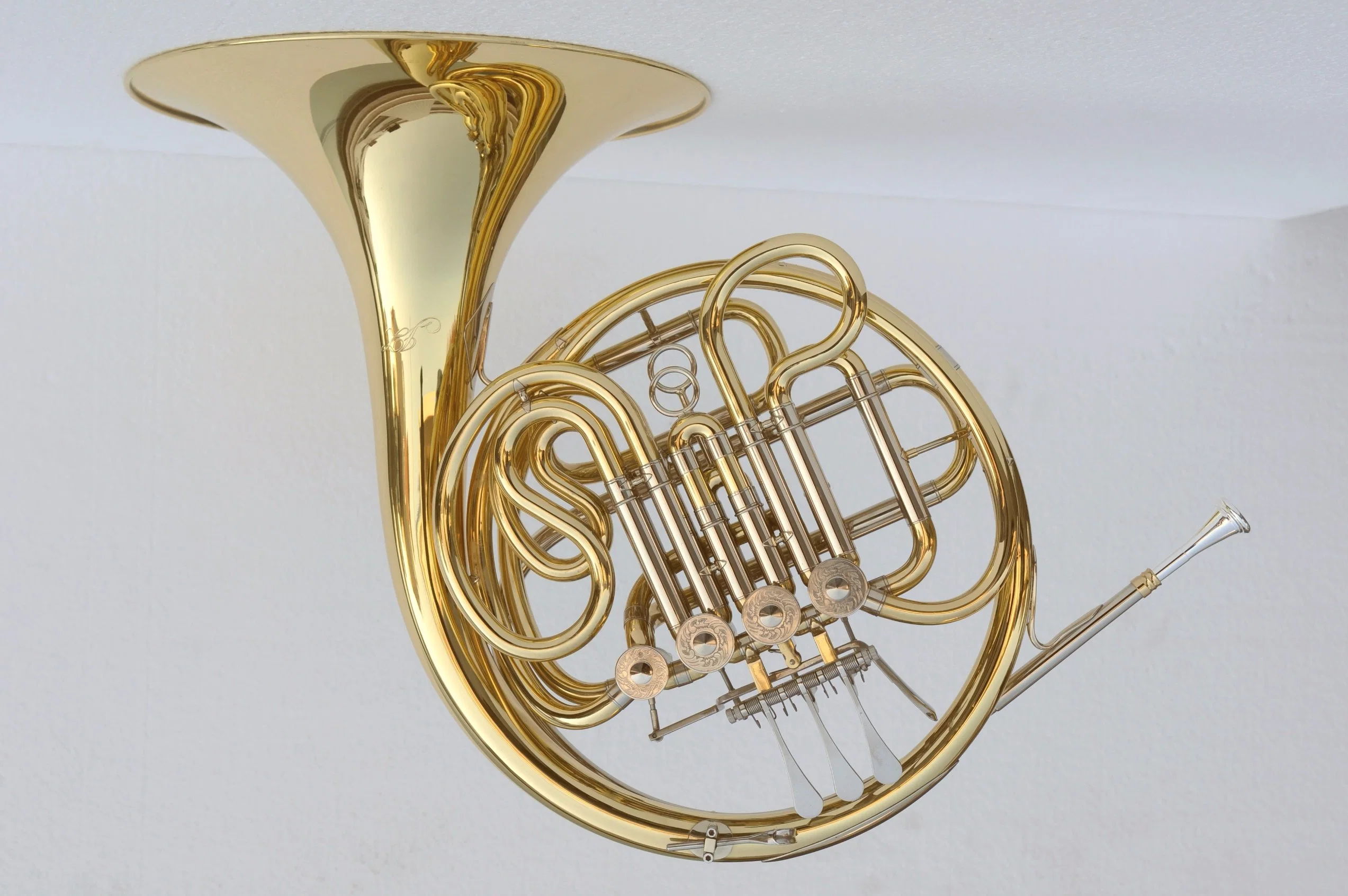 4 Key Double French Horn Gold Brass