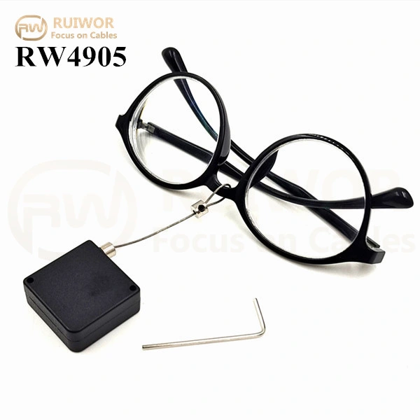 Ruiwor RW4905 Anti-Theft Einziehbares Kabel mit Pause-Funktion für Brillen Sicherheitsausrüstung Für Den Einzelhandel – Display-Halter