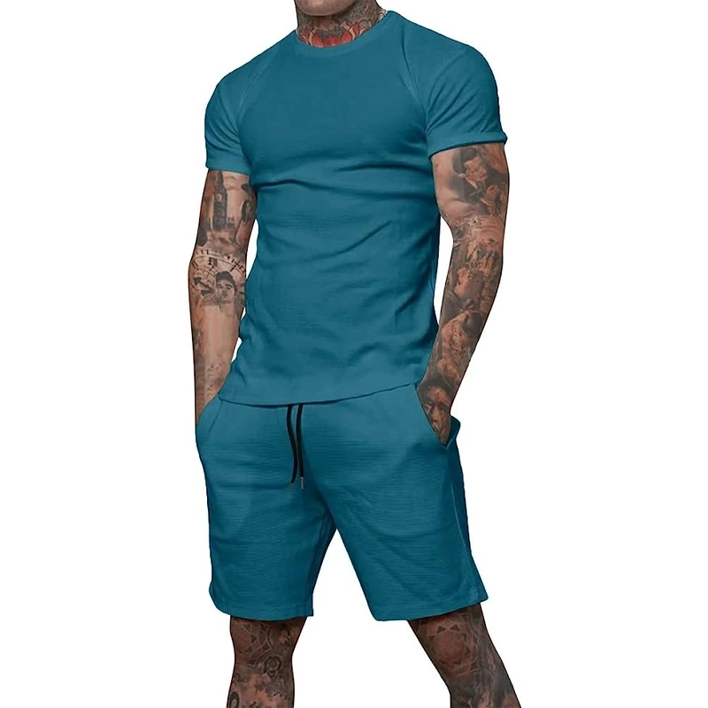 Hochwertige Großhändler Mode Trainingsanzüge Custom T Shirt Kleidung für Männer