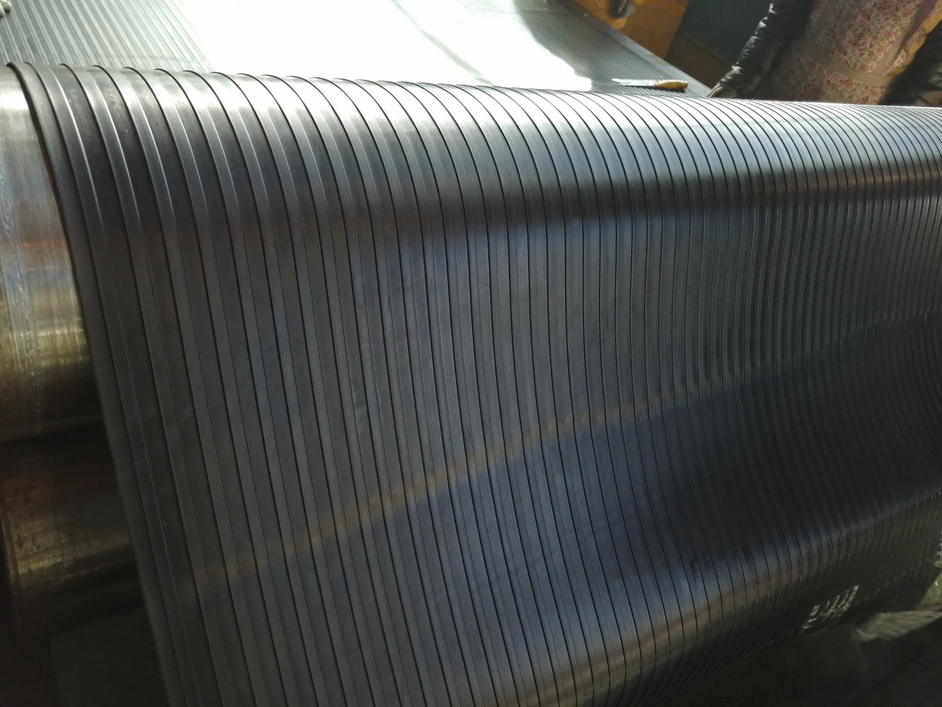 Wide/Broad Ribbed Rubber Sheets/Mats/Runner Floor Rolls