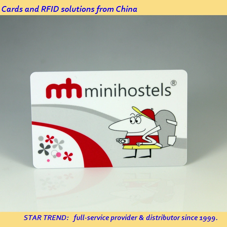 Re-Printable Customized Cmyk Printing Plastic Loyalty PVC Card with Barcode