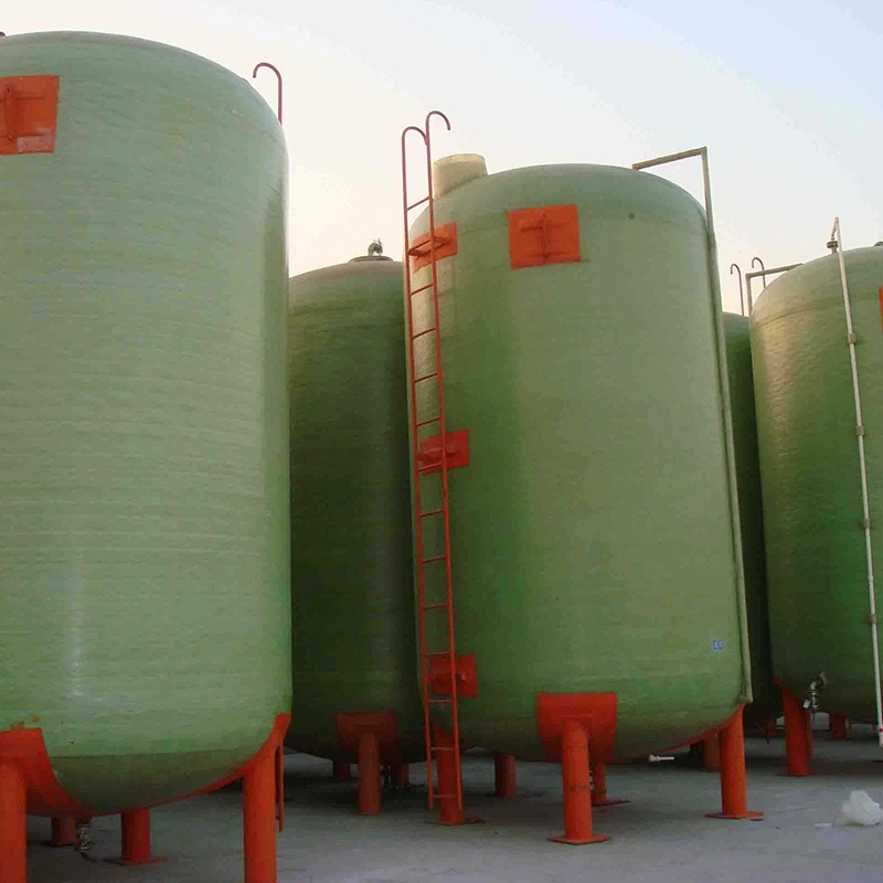 Horizontal Glass Fibre Reinforced Plastic FRP Tank, Fiberglass Tank