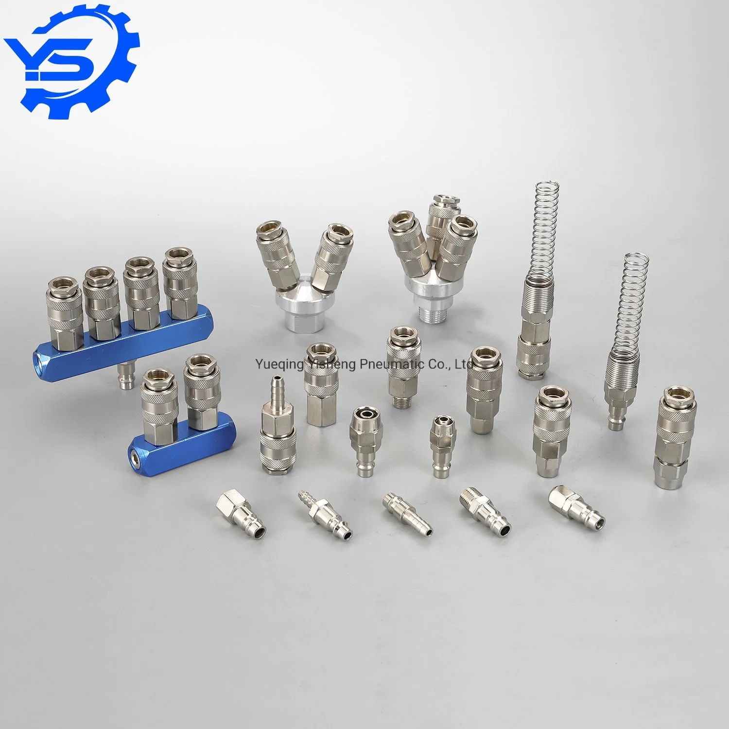 C-Type Iron Brass Pneumatic Couplers Quick Release Coupling Pipe Connect Hydraulic Air Fitting Quick Connect Air Hose Fittings