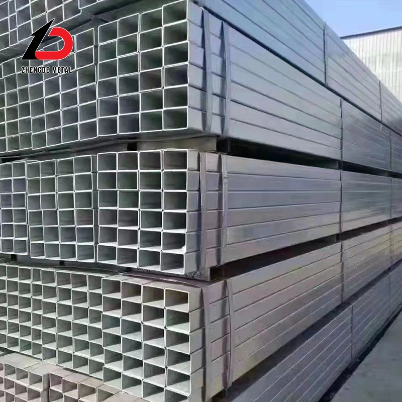 Factory Customized Size 20*20 25*25 30*30 100*100 200*200 20*40 30*40 Hot Dipped Galvanized Tube Square Rectangular Tube