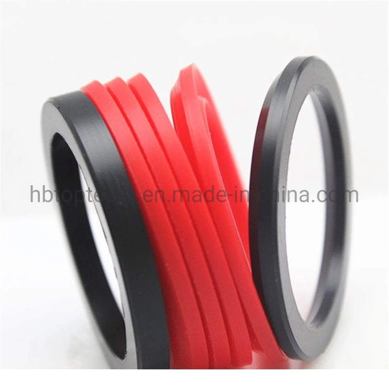 Rubber Fabric Hydraulic Piston an Rod Combined/Combination Compact Vee-Packing Seal Ket