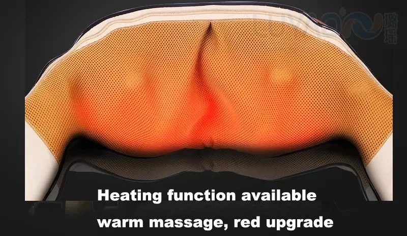 16 Deep Tissue Kneading Massage Nodes Heads Ergonomic Electric Back Massager with Heat Shiatsu Neck and Shoulder Massage