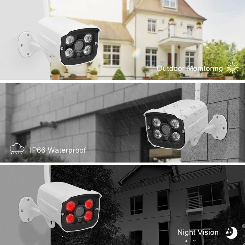 Tuya Smart Life 8ch 2MP/1080p Überwachungskit WiFi CCTV-System NVR CCTV-Kamera Sicherheit