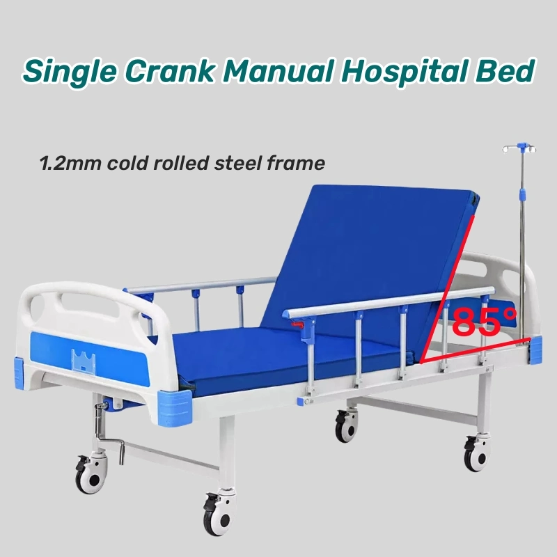 Manual One Crogs Manual Medical Nursing Bed Patient Room Hospital Muebles