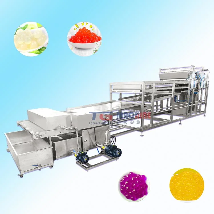 Fruit Flavor Brown Sugar Crystal Ball Milk Tea Konjac Jelly Makeup Pigment Color Ball Making Machine for Sale