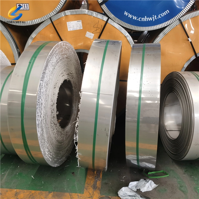 Custom Size ASTM Ss 410 0.1mm 0.2mm 0.3mm 1mm 2mm 3mm Thick 304 316 201 310S 420 430 Band Belt Coil Stainless Steel Strip/Coils