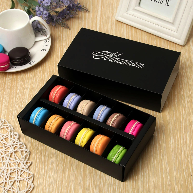 Großhandel/Lieferant Macaron Box Kunststoff Verpackung Macaron mit niedrigem MOQ