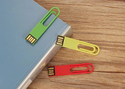 Metal Hollow Portable Paper Clip USB Flash Drive/USB Pen Drive/USB Pen Memory/USB Pen Disk