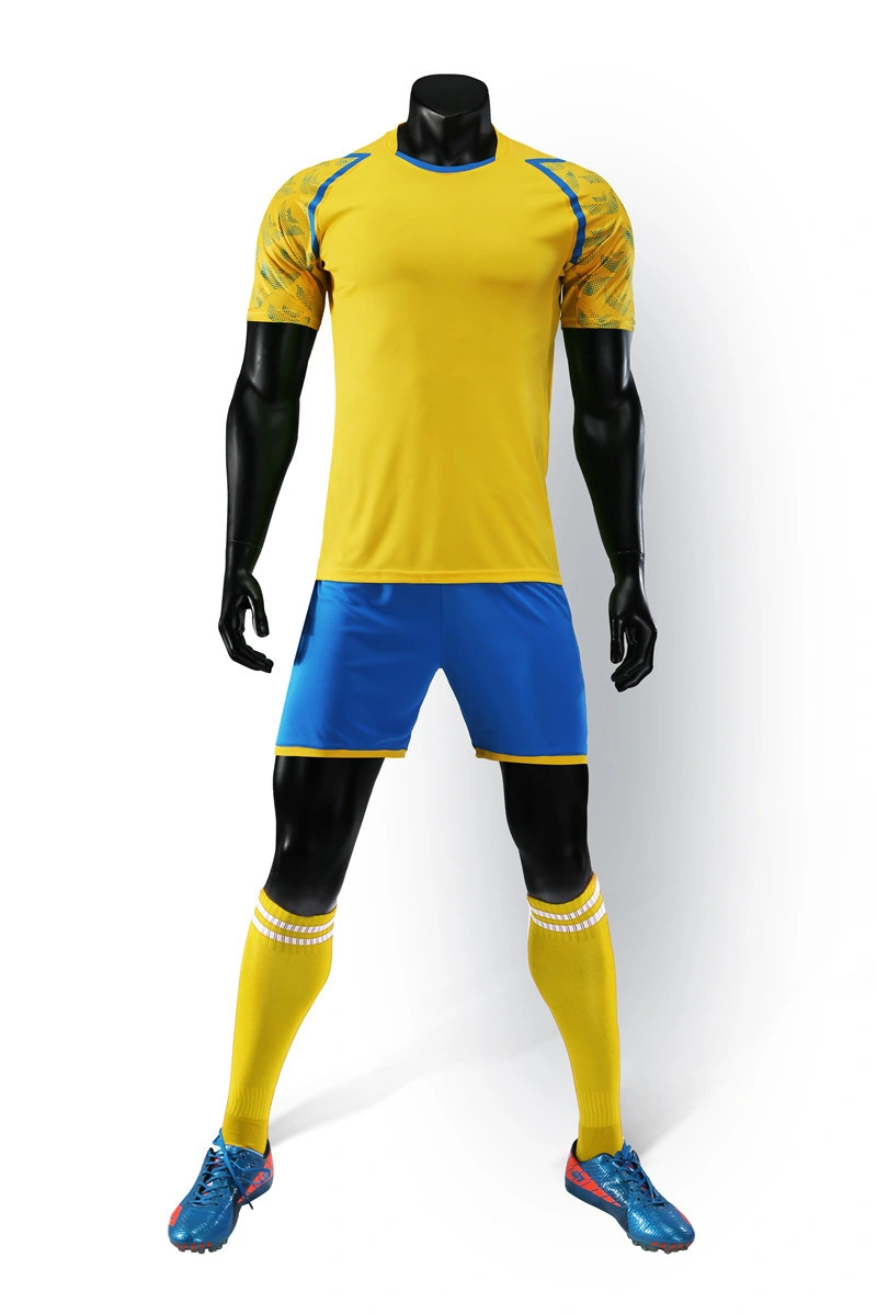 Dry-Fit Polyester Kurzarm Sportswear Fußballtrikot