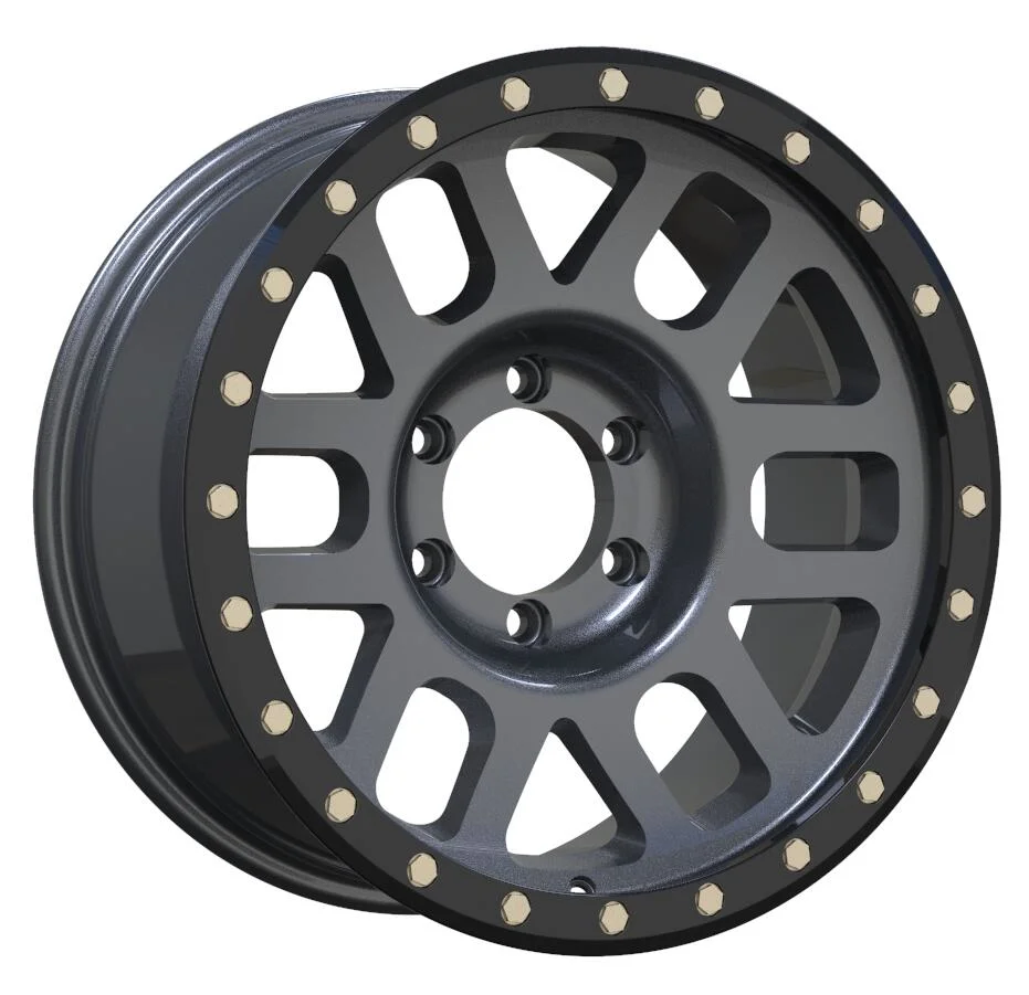 Roues en alliage en aluminium forgé auto voiture réplique de la jante de roue Aftermarket Offroad Beadlock 4X4 SUV16*8.0/17*80/17*9.0/6*139,7 de jantes en alliage de la fabrication de Toyota