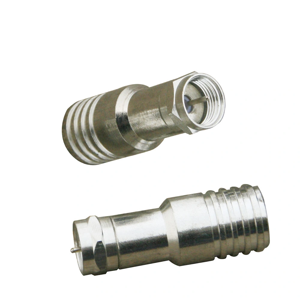 Suitable for RG6/Rg59 Coaxial Cable Compression F Connector