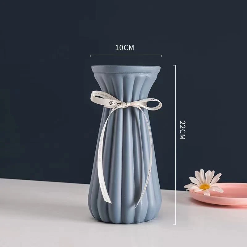 Luxury Modern White Glass Flower Vase Table Decoration for Wedding Centerpieces Home Decor