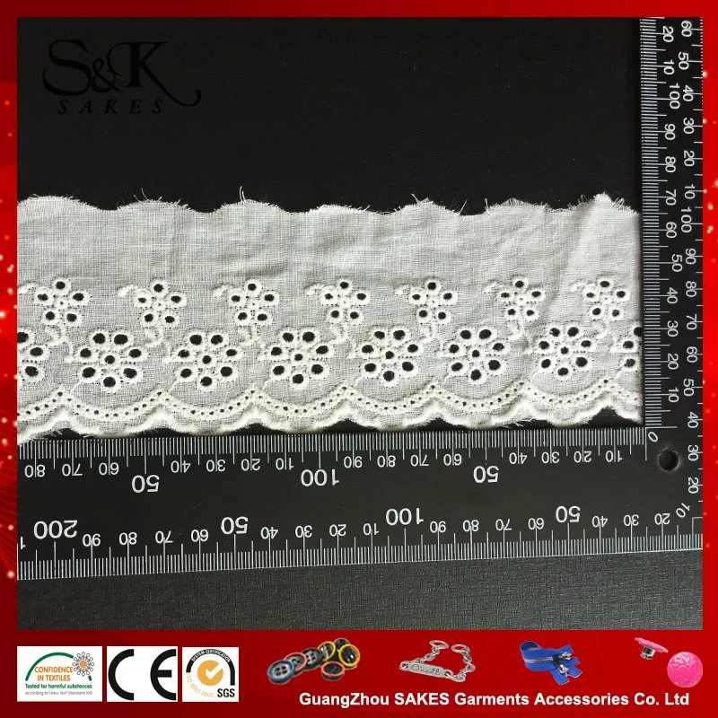 Classical Design Cotton Quality Lace Triming for Garments