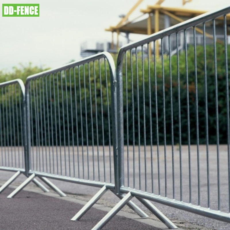 Hot Dipped Galvanized Metal Event Crowd Control Barricades for Road Safety