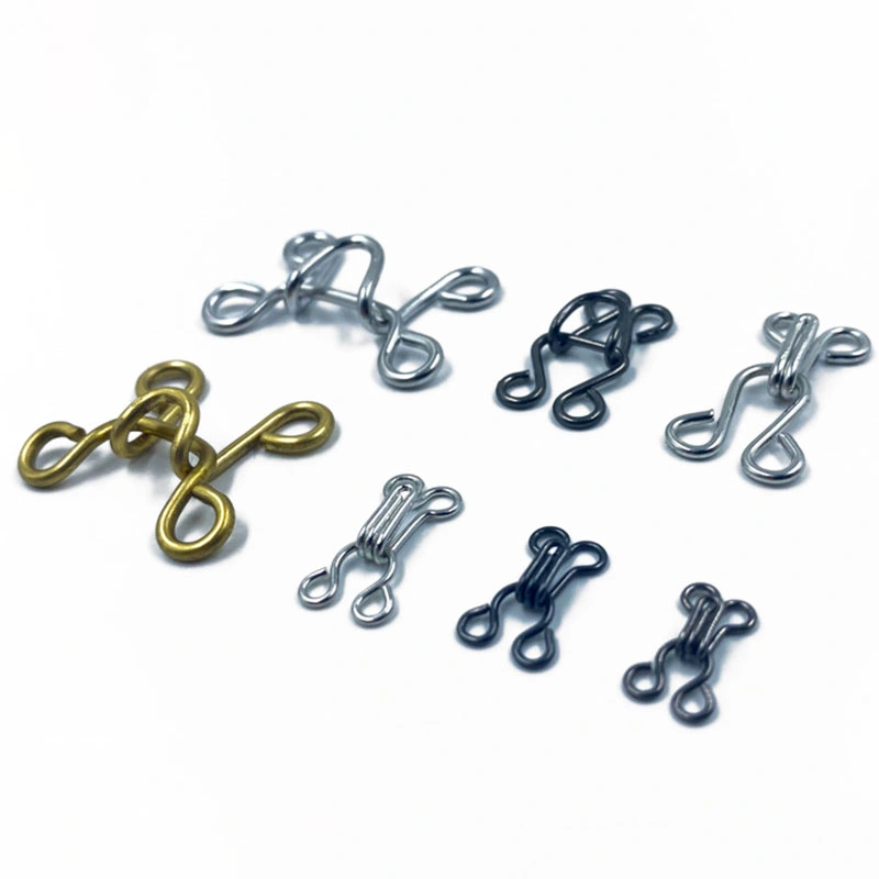 Hook and Eye Fasteners for Clothing Coat Trousers Hooks Brass Trouser Hooks and Eye for Bra