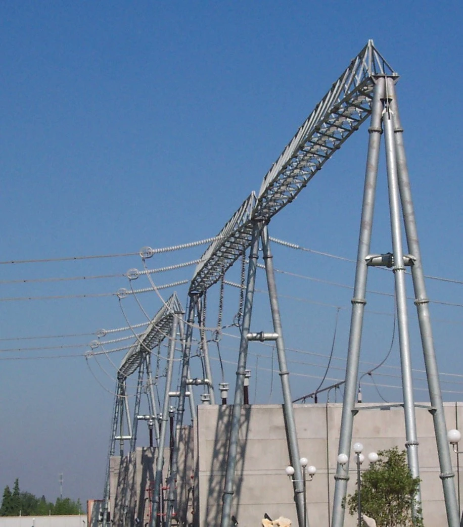 Galvanized Steel Structure Electrical Substation Structures