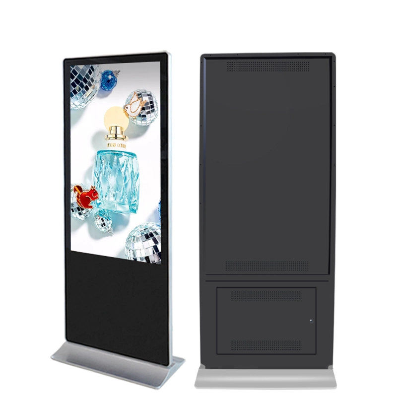 55 Inch Floor Standing 4K Resolution LCD Digital Signage Advertising Display