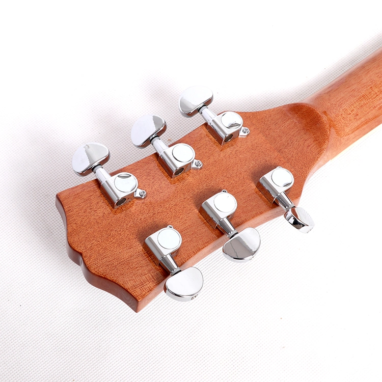 China Guitar Factory High quality/High cost performance Walnut Plywood Electric Acoustic Guitar