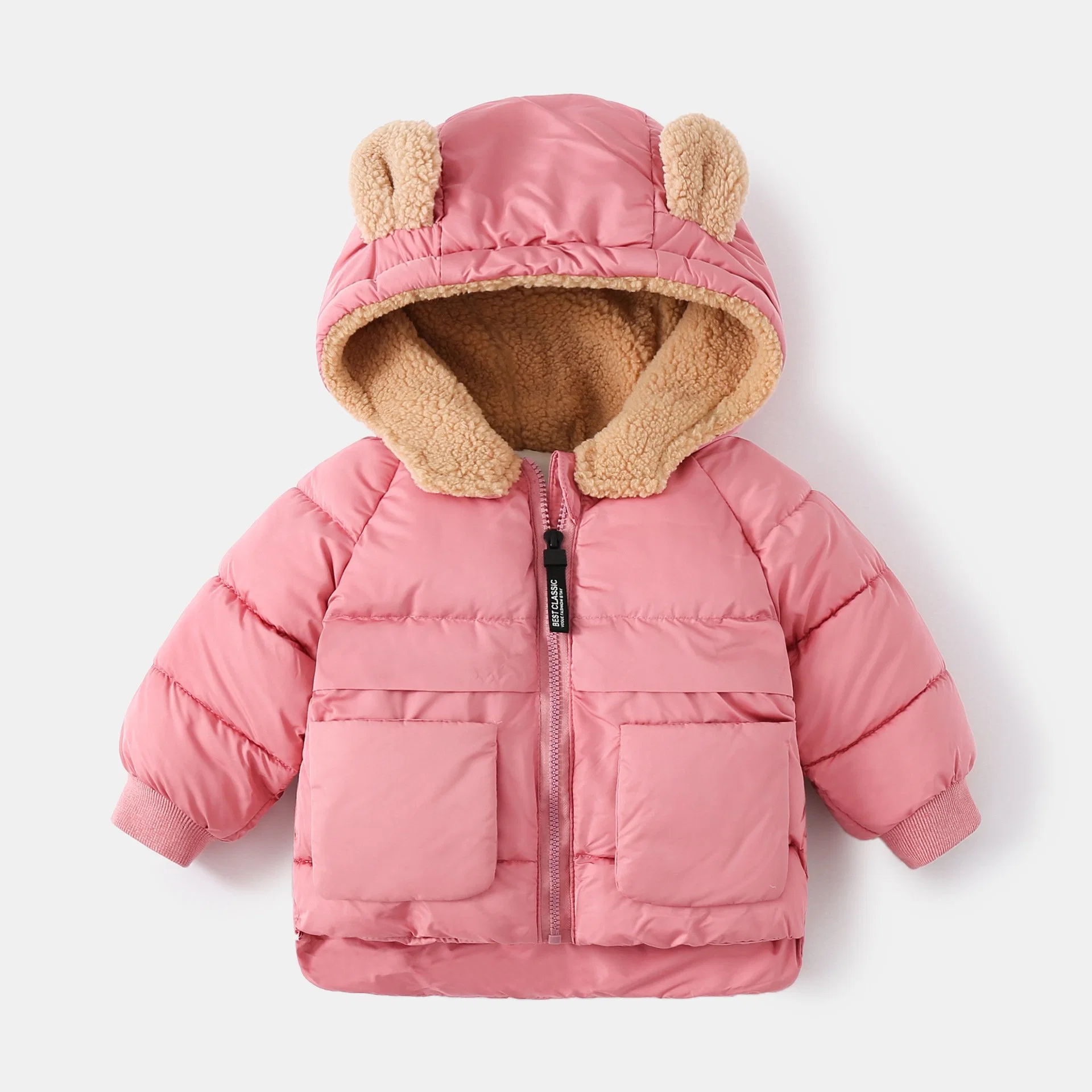 Wholesale/Supplier Factory High quality/High cost performance  Kids Clothes Fashion Girl and Boy Clothes Winter Hooded Children&prime; S Apparel Solid Color Kids Coat Unisex Kids Puffer Jacket