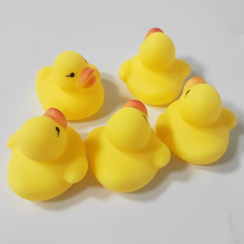دش الأطفال السباحة صغير صغير صغير صغير أصفر كبير بط مطاطي بطوط عائم صوت Bath Toy للأطفال