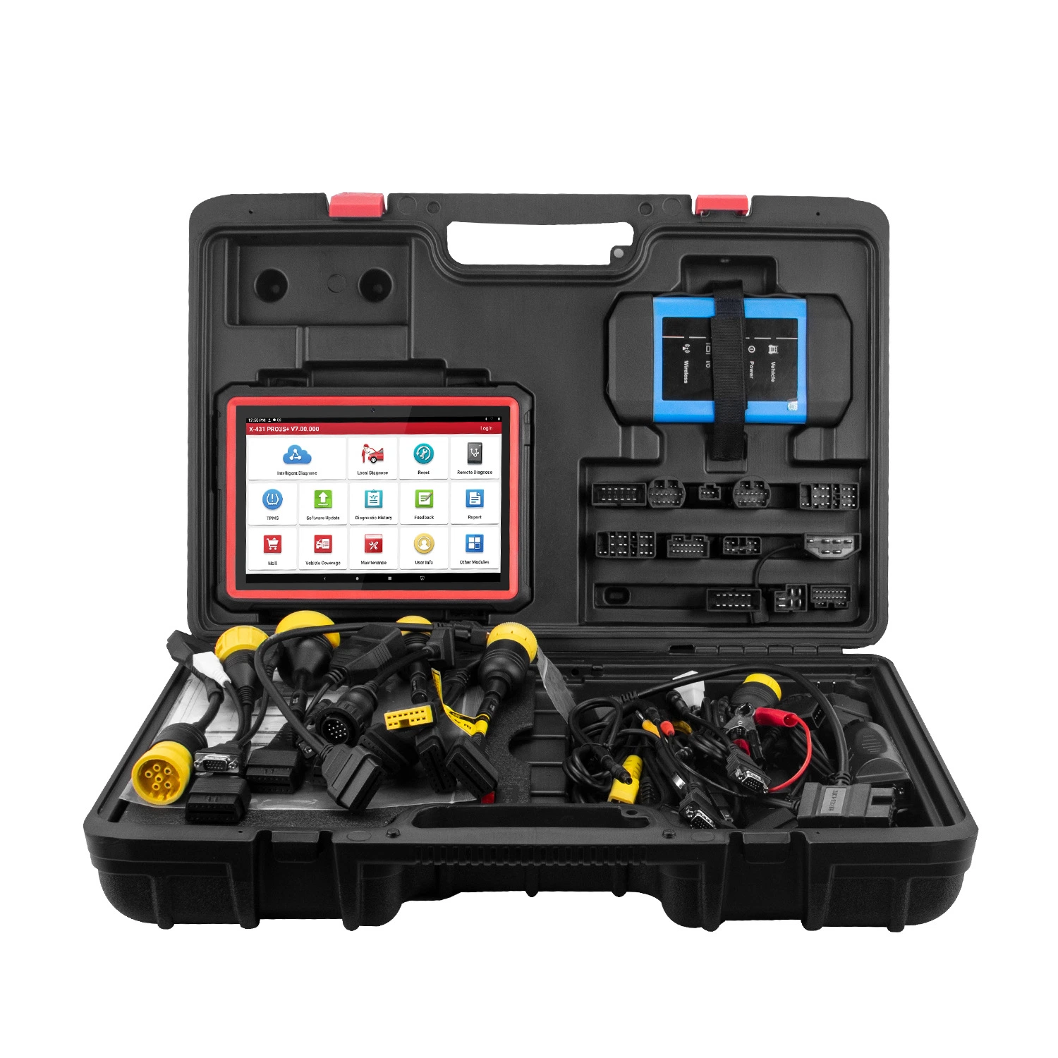 Launch X431 PRO3s+ Hdiii 10.1 Inch 12V & 24V Car & Truck Diagnostic Scanner Obdii Auto Coder Reader Auto Diagnostic Tools