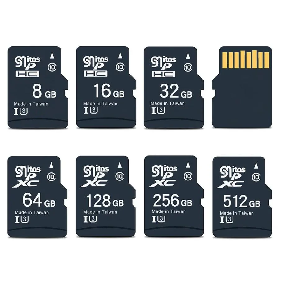 Лучшие продажи с высокой скоростью 100 % полной емкости карты памяти SD U3 8ГБ 16ГБ 32ГБ 64ГБ, 128 ГБ, 256 ГБ карта памяти