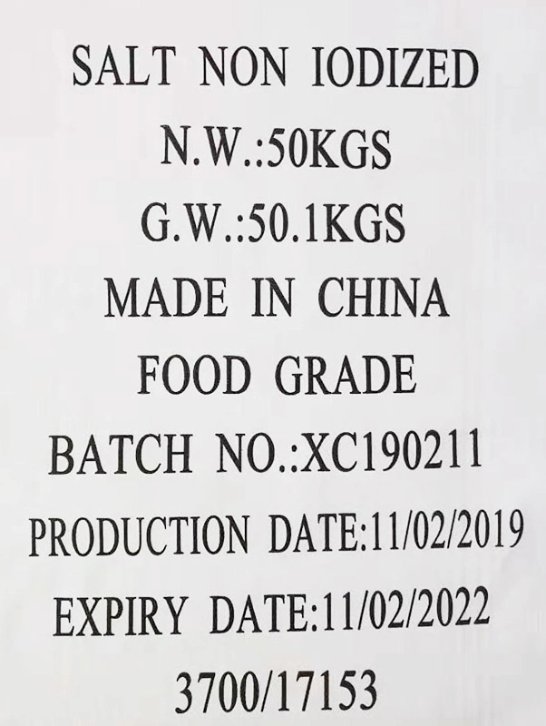 Food Grade Granulate Edible Salt for Export