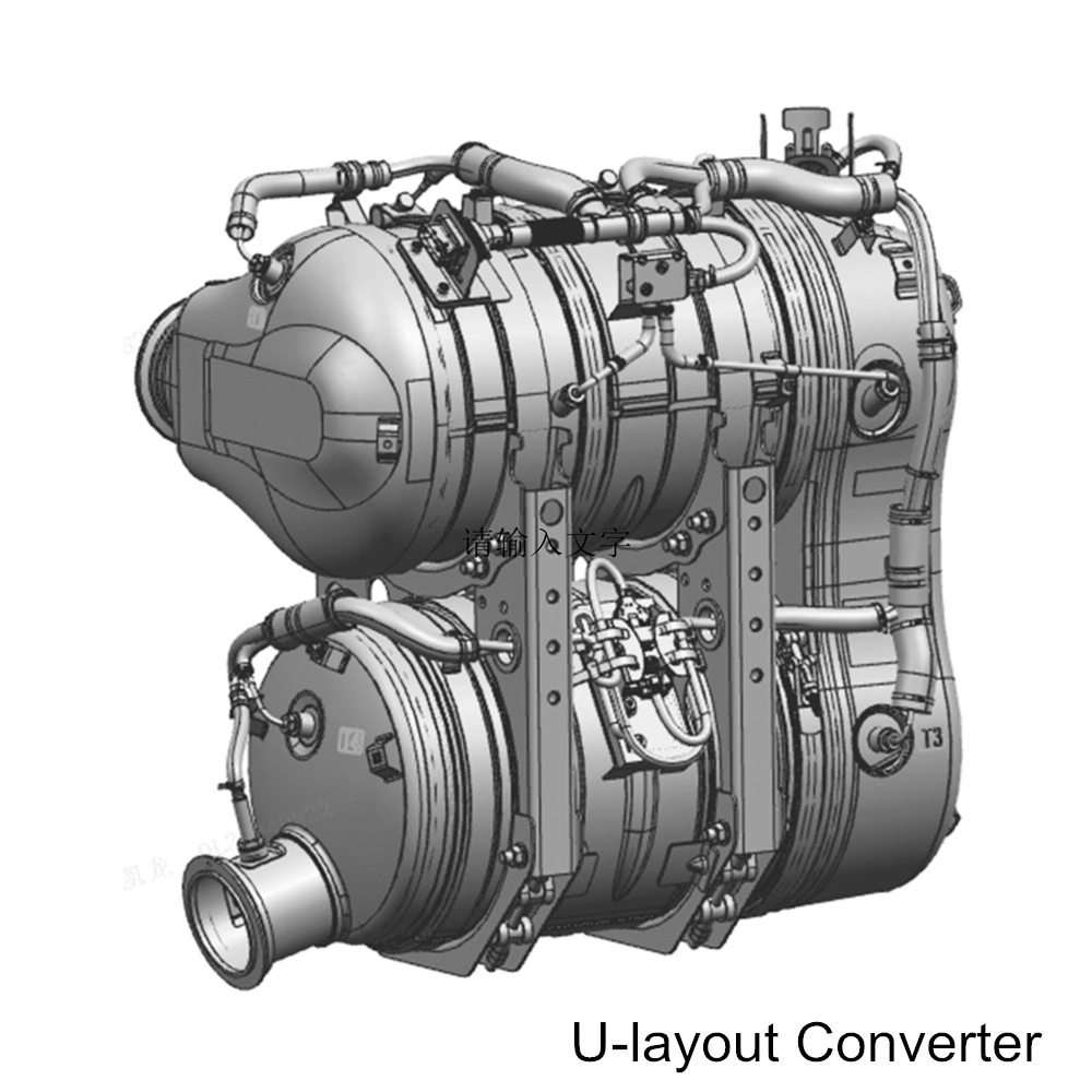 Factory Price Universal Exhaust System Exhaust Catalytic Converter Exhaust System Suitable for Medium and Heavy Duty Vehicles