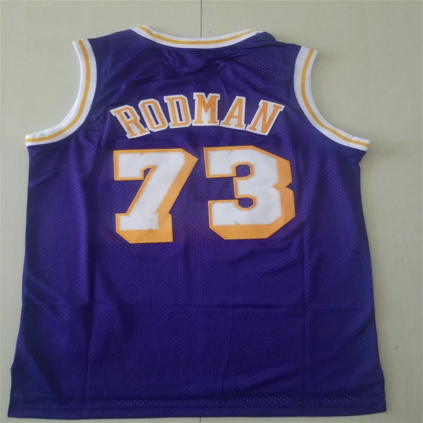 Mens Custom Basketball Jerseys Magic Mcgrady 1 Lakers Rodman 73 Raptors 15 Kings 4 Vintage Sportswear