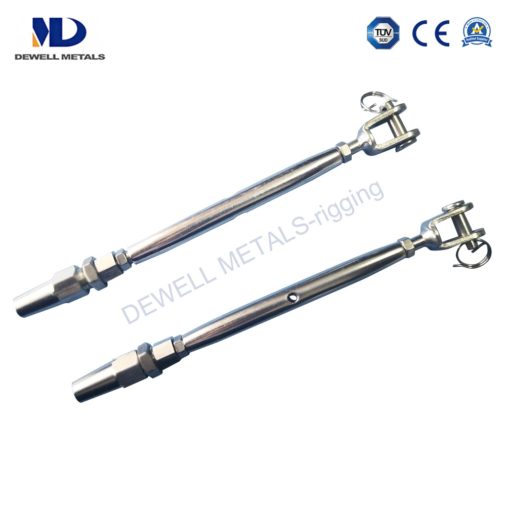 AISI316 and AISI304 Stainless Steel Eye and Eye European Type Turnbuckle