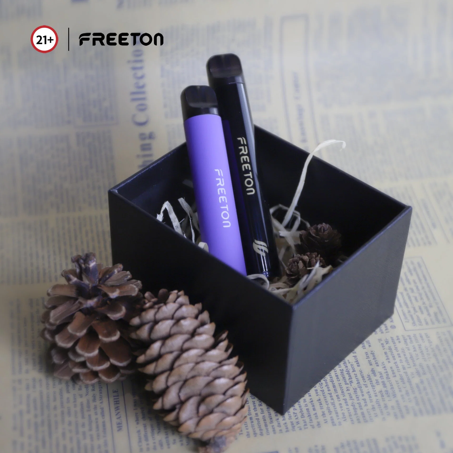 Original Disposable/Chargeable Electronic Cigarette Slim Vape Freeton RP3 750 Puffs