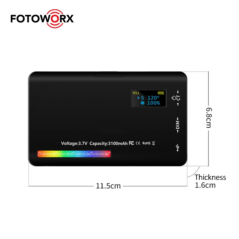 Fotoworx RGB LED Video for Food Cosmetic Photo Tabletop Photography