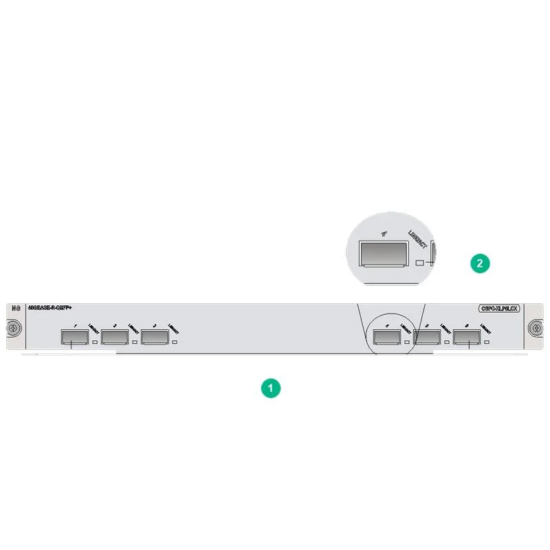 وحدة ألياف H3C S12504X-AF، النوع H (الفئة D) Lsxm1sfh04D1 0231A4PT