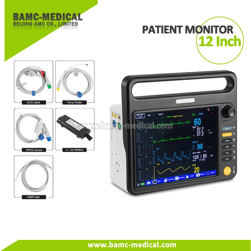 Ambulance Transport Medical Multi Parameter Patient Monitor 12''