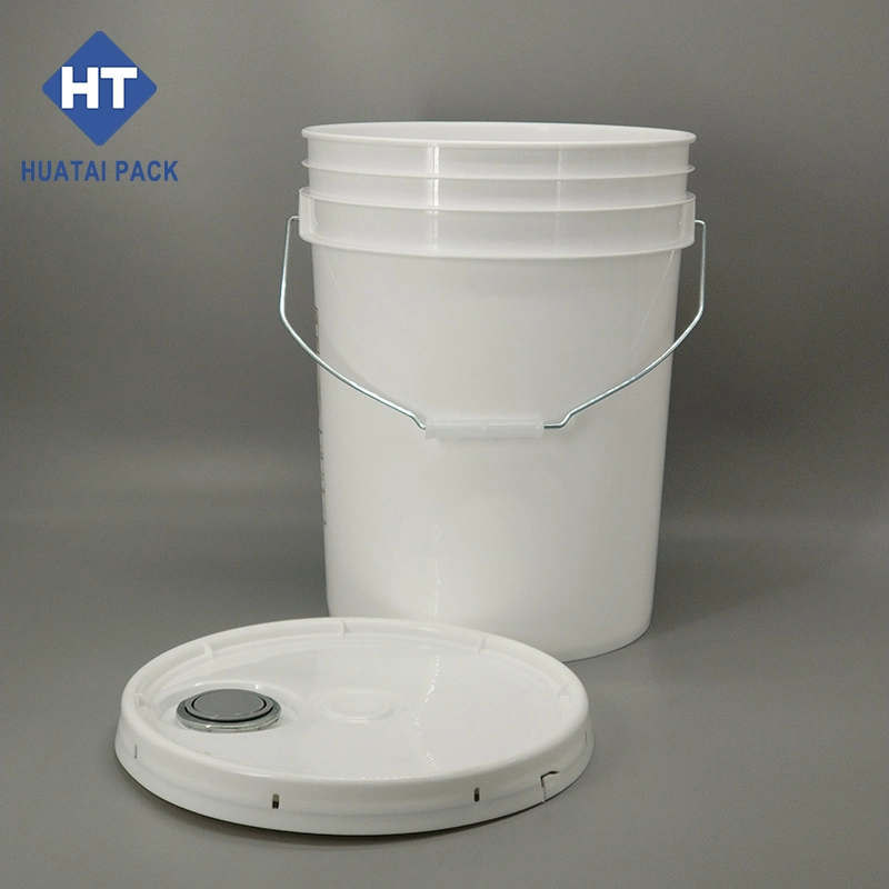 High quality/High cost performance  1-20L Plastic Packaging Container Paint Bucket with Plastic/Metal Handle