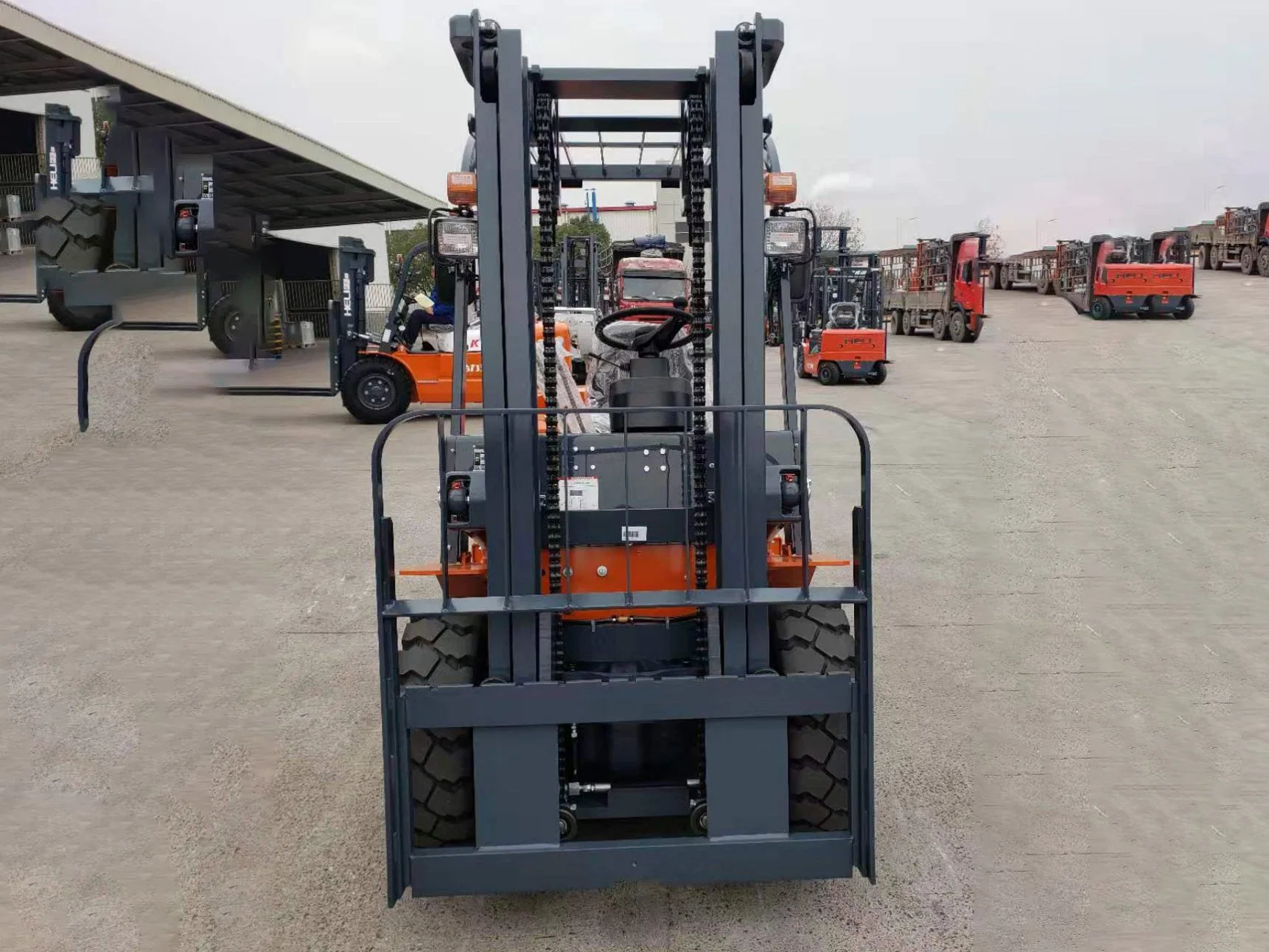 Low Price K Series 3.5 Ton Forklift Manual Forklift CPC35 Cpcd35 with Solid Tire in Algeria