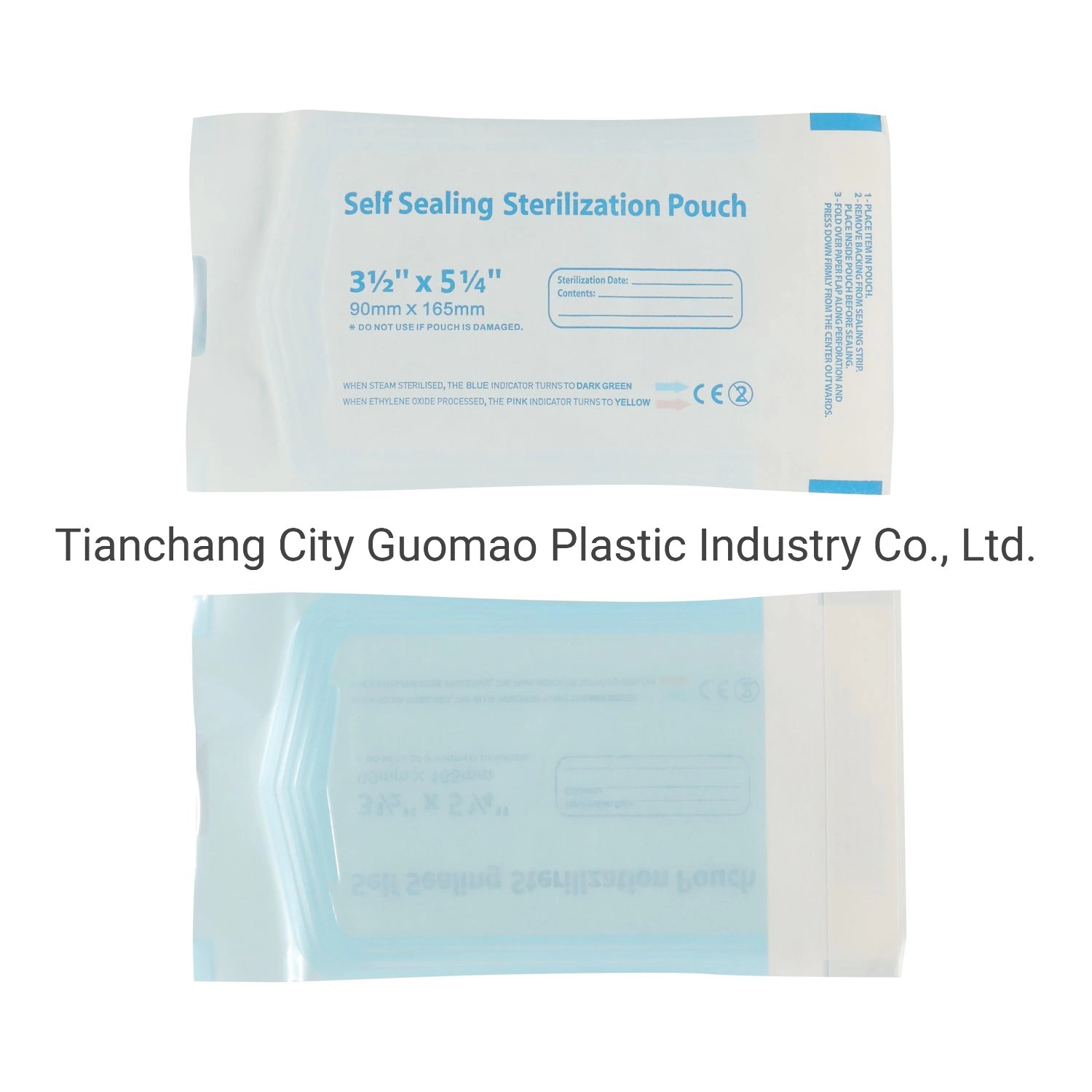 Dental Material Disposable Autoclave Self-Sealing Sterilization Pouches Medical Packing