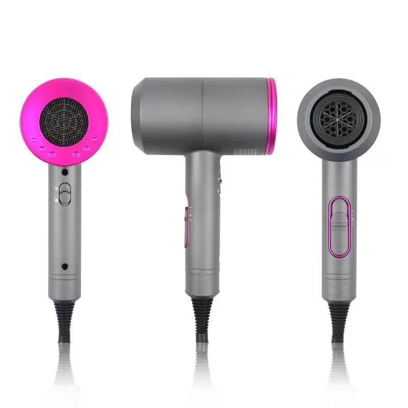 Hair Dryer Lightweight Negative Ionic Hair Heat Blow Dryer with Interchangeable Brush Head