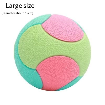 Dog Toy Ball Bite Resistance Molar Silicone Rubber Relief Ball Pet Toy