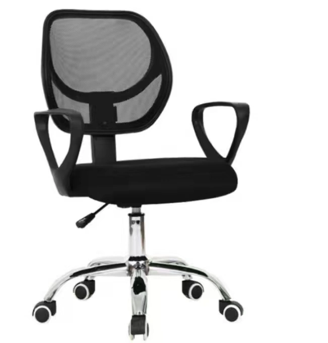 China Wholesale/Supplier Home Office Furniture Swivel Adjustable Mesh Chair Office Chair with Chromed Metal Base