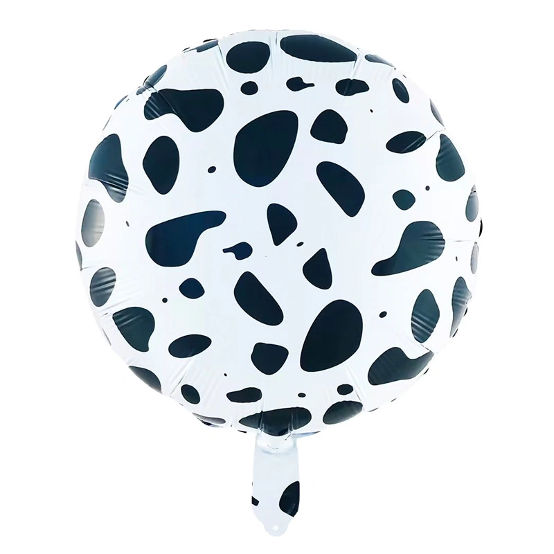 Cartoon Animal Footprint Jungle Party Series Cow Pattern Dog Paw Print Balloon