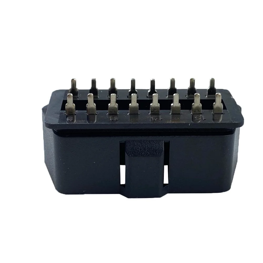 16-poliger J1962 OBD2 OBDII-Stecker mit geradem Stecker Stifte