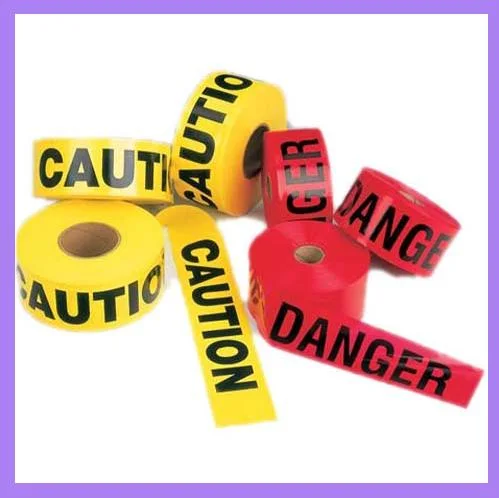 High Quality Custom Design Caution Barricade PE Warning Tape