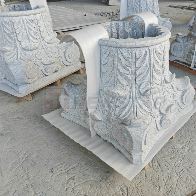 Columnas de mármol de granito piedra tallada Pilar Diseño para interiores Pilares de diseño para la venta