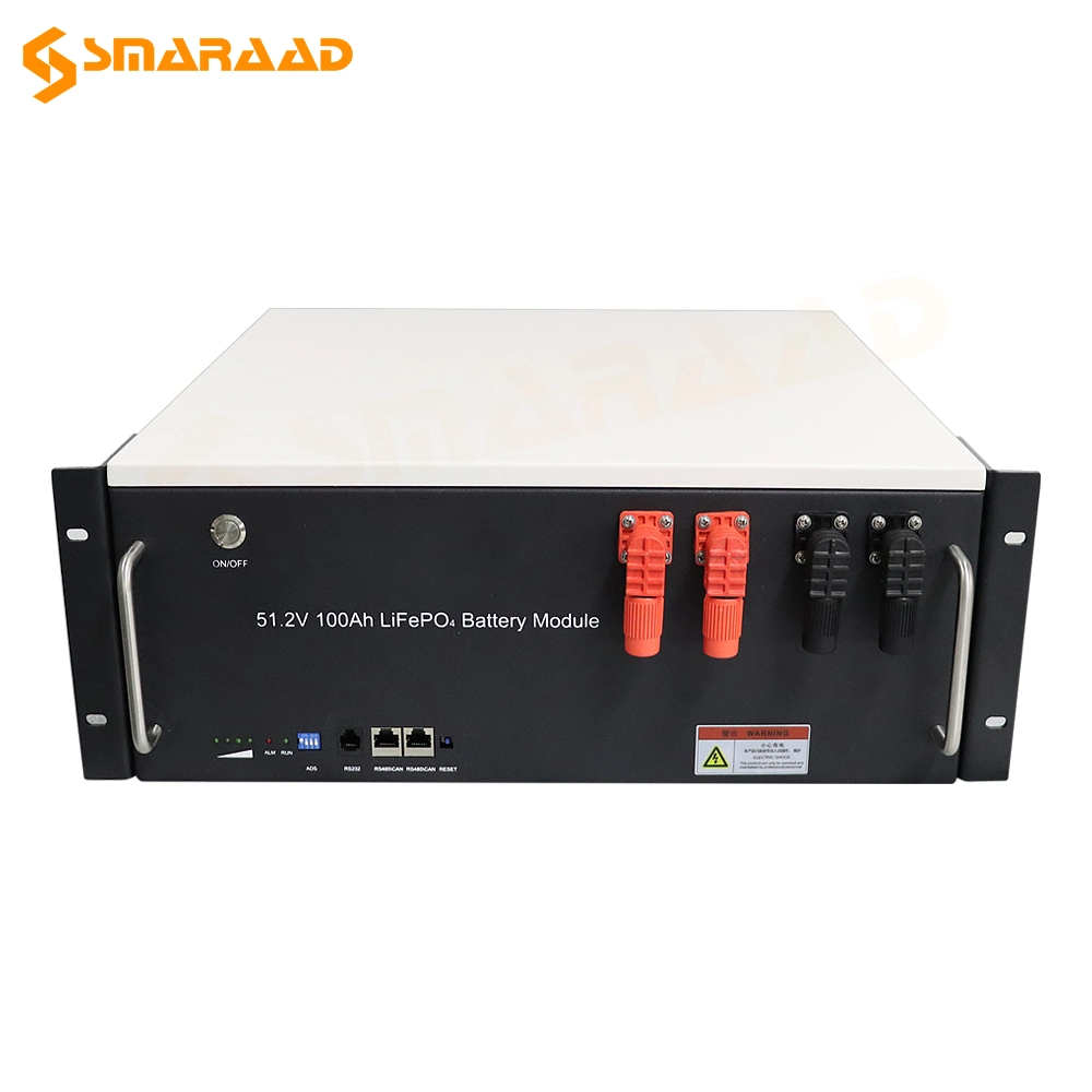Smaraad 48V 100ah de almacenamiento de energía LiFePO4 Fuente de alimentación Batería Hogar